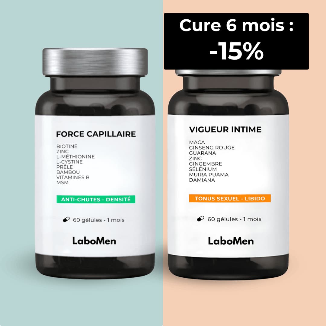 Pack régénération - cheveux, libido