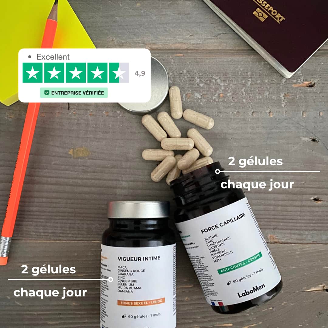 Pack régénération - cheveux, libido